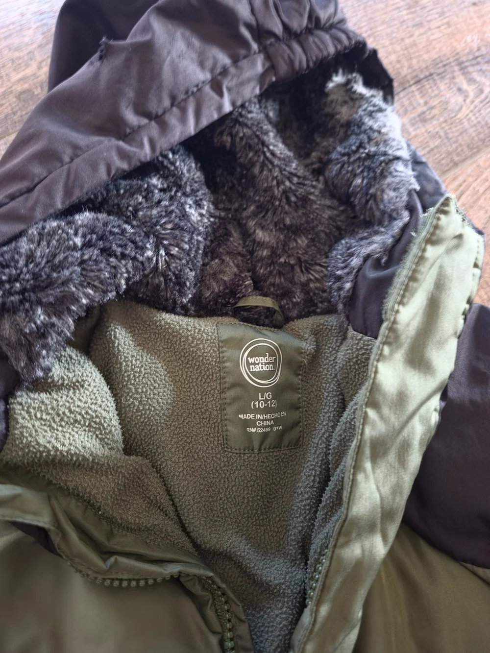 wonder nation insulated puffer